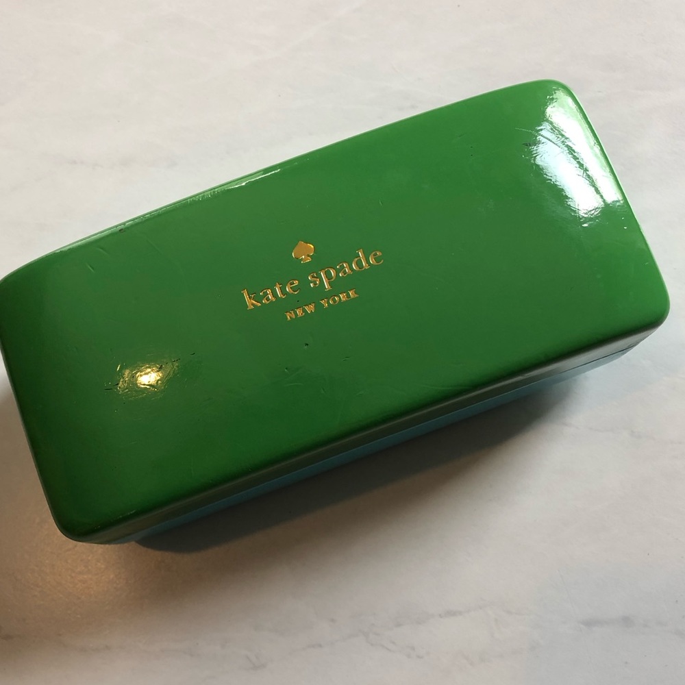 Kate Spade sunglasses case.